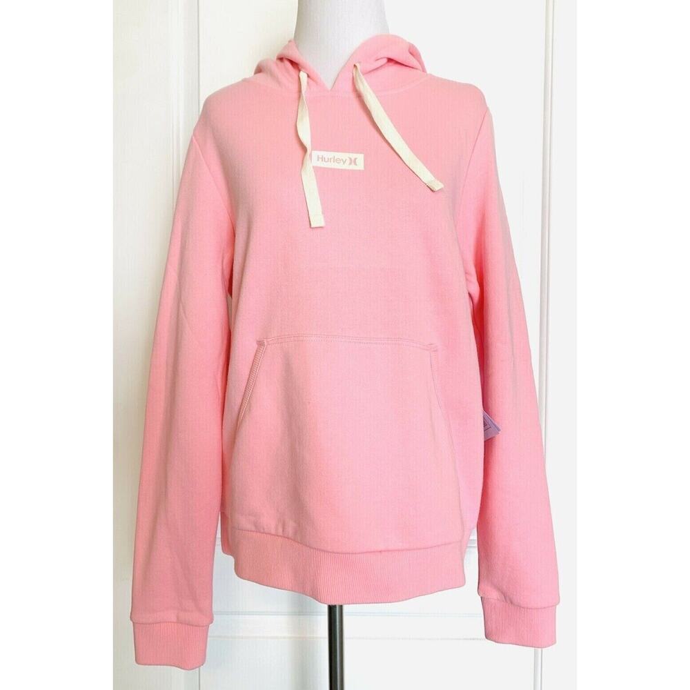 Hurley sweatshirt OAO One and Only Perfect Pullover Hoodie Pink CI0584 NEW S